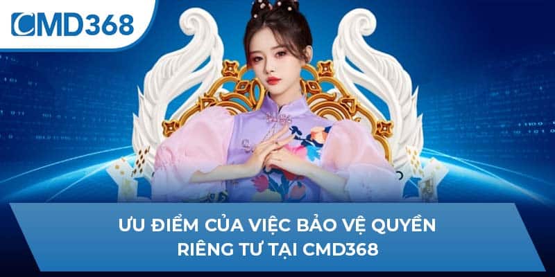 Ưu điểm của việc bảo vệ quyền riêng tư tại CMD368